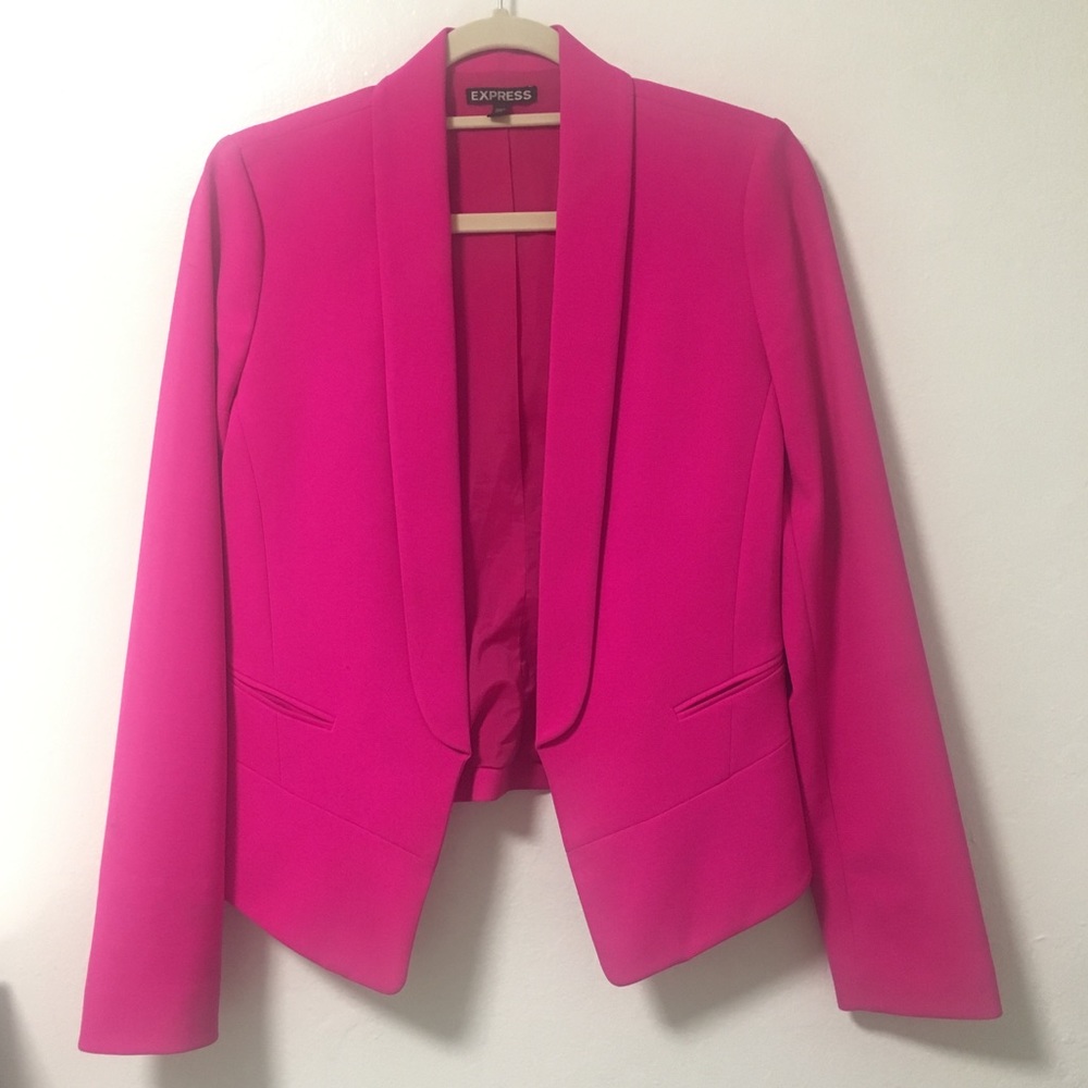 SOLD - EXPRESS Fuschia Blazer Size 2